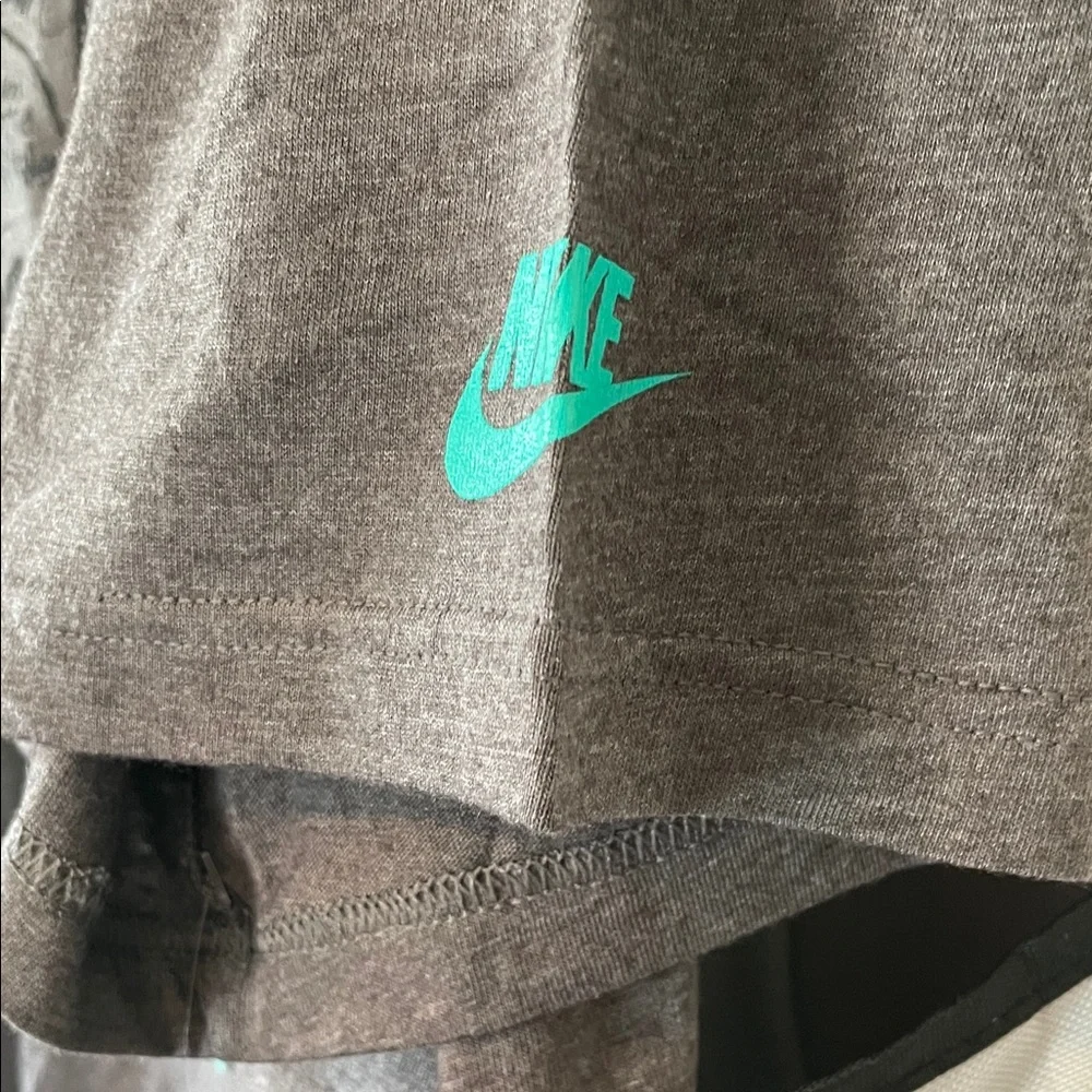 Nike Charcoal Vintage Tee with Teal and Black Graphics - Picture 10 of 14